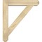 Ekena Millwork Traditional Craftsman Rough Sawn Bracket w/ Offset Brace, Douglas Fir, 6"W x 28"D x 32"H BKT0604X28X32TRA04RDF - alternate 4